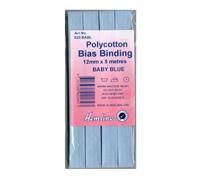 Polycotton Bias Binding - Baby Blue 12mm X 5m